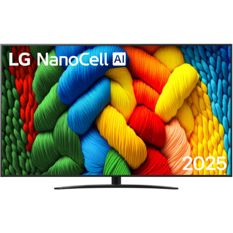 LG NanoCell AI 75NANO81A6A TV Serie NANO81 75'' 4K, α7 Gen8, HDR10, 20W, 3 HDMI con Game Optimizer, Smart TV WebOS 25
