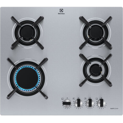 Electrolux KGU643723Z piano cottura Acciaio inox Da incasso 60 cm Gas 4 Fornelli (1/10)