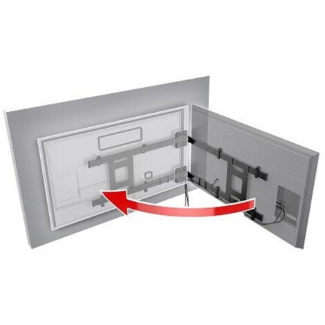 Supporto a Parete MELICONI per TV, Modello FLAGTV480872, Installazione Facile e Sicura