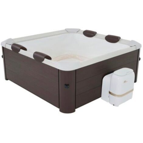 Mspa Piscina Idromassaggio Mspa F Tr062w Tribeca Rigida Noce Scuro