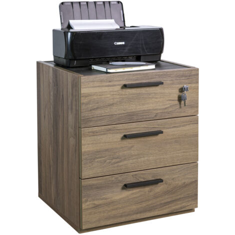 Cassettiera Bassa con 3 Cassetti e Ruote - Davinci Brera - 50x47x61H (1/5)