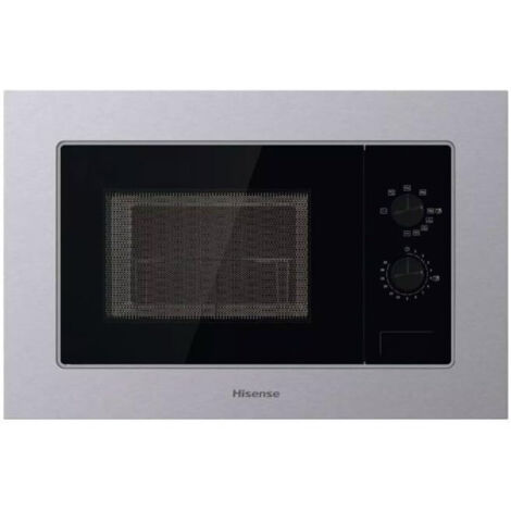 Hisense Forno Microonde Incasso 20L 800W Grill Aqua Cleaning Inox Vetro Nero (1/2)
