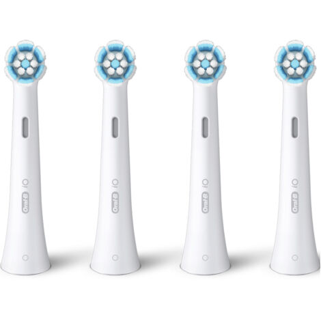 Braun Oral-B iO Gentle Care Testina per Spazzolino 4 Pezzi Blu-Bianco (1/5)