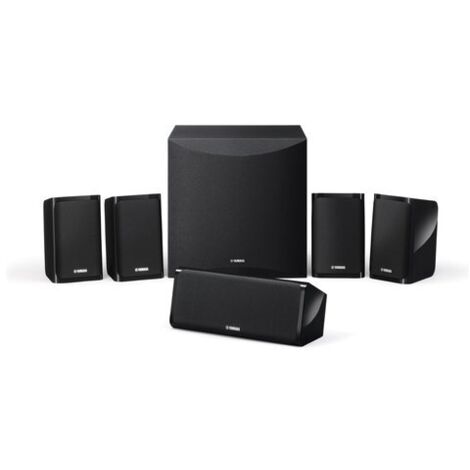 Yamaha Sistema di Diffusori Home Theater NS-P41 a 5.1 Canali e Subwoofer da 100 Watt Colore Nero