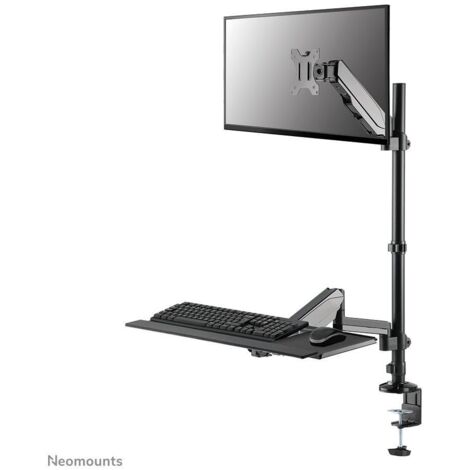 Neomounts postazione di lavoro sit stand da tavolo nero (1/5)