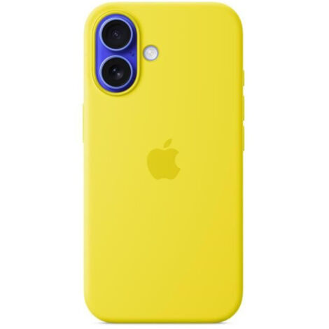 Apple Custodia MagSafe in silicone per iPhone 16 - Giallo carambola (1/5)