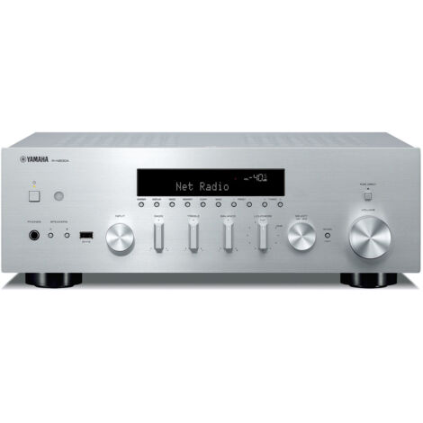 Yamaha R-n600a Silver Sintoamplificatore Network Musiccast Wi-fi Dab 80wx2 (1/4)