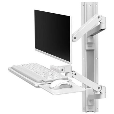 Ergotron LX Pro Series 45-696-290 Supporti a parete per TV 86,4 cm (34") Bianco (1/2)