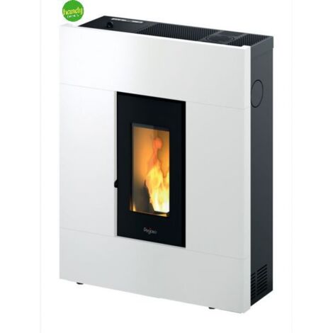 Stufa a pellet slim aria Pegaso tabla 7 kw bianca (1/2)
