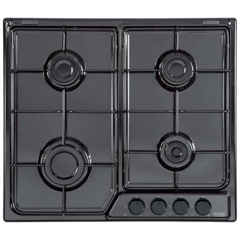 De’Longhi FFN 46 ASV piano cottura Nero Da incasso 58 cm Gas 4 Fornello(i) (1/3)