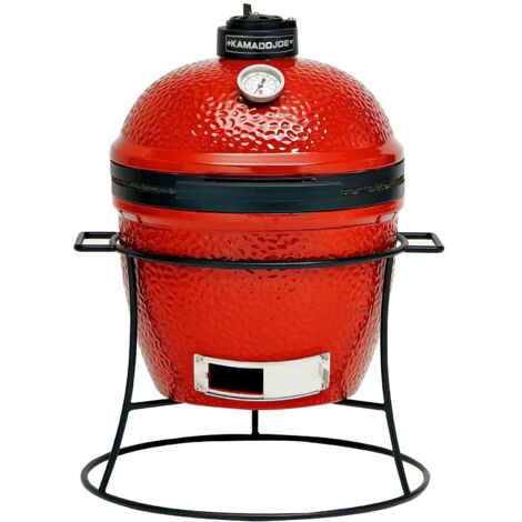 Kamado Joe® Joe Jr.® Ceramica Barbecue Carbone Griglia in Rosso fiammeggiante (1/5)