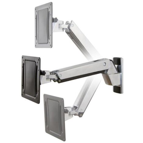 Supporto monitor Ergotron Braccio interattivo HD fino a 55" A parete Alluminio [45- (1/4)
