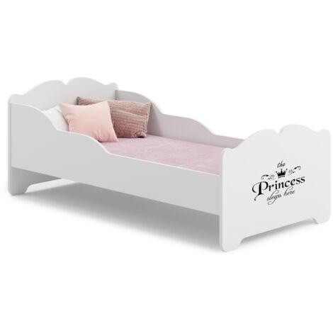 Lit enfant ANNA avec matelas 160x80 Princesse (1/5)