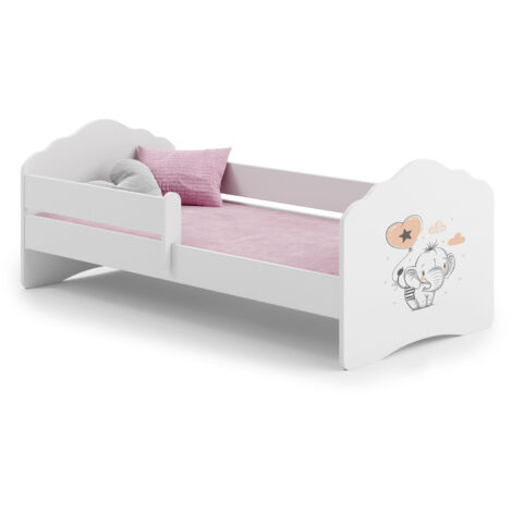 FALA lit enfant avec barreau 160x80 Eléphant (1/5)