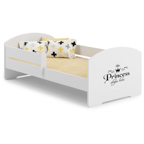 Lit d'enfant LUK avec barrière 160x80 Princesse (1/5)
