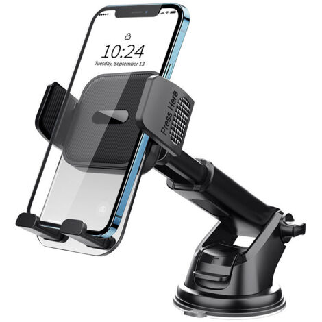 Auto-Telefonhalterung, 2023 aktualisiert [Ultrastarker Saugnapf] Auto-Armaturenbrett-Telefonhalterung, 360°-Drehung und Einhandbedienung, Windschutzscheiben-Autohalterung (4-7 Zoll Smartphone), von DE (1/5)