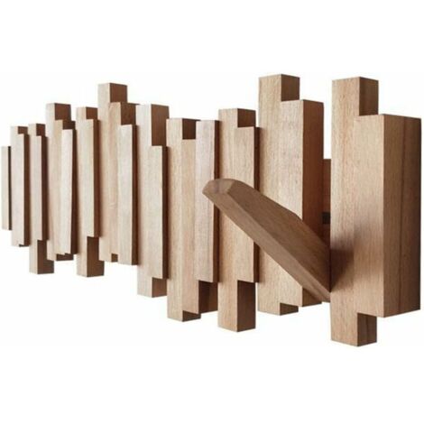 Moderne Wandgarderobe, Eckgarderobe aus Massivholz für Schlafzimmer, Wandgarderobe für den Haushalt, Garderobenmöbel, Regalrahmen, Kleiderschrank, Kleiderständer, einfache Montage, von DEBUNS