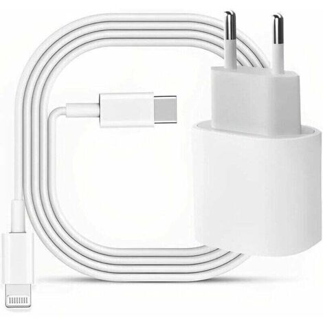iPhone-Ladegerät – [Apple MFi-zertifiziert] – 20 W PD-Schnellladegerät USB C mit 6 Fuß C-auf-Lightning-Kabel Typ C-Ladeadapter für iPhone 14/14 Plus/14 Pro/14 Pro Max/13/12/11/X/SE/iPad Pro, von DEBUN
