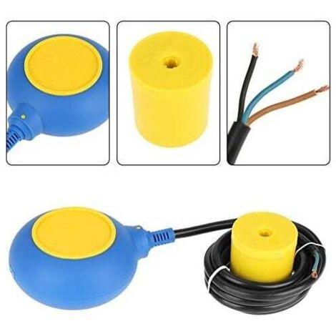 Produktbild von Schwimmerschalter 220V 16A, 2 M Kabel, Für Wasserstandsregelung, Sumpfpumpen, Schützansteuerung