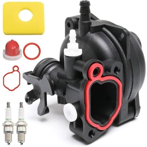 Vergaser-Kit, kompatibel mit Brigg Stratton 799583 591160 593261 591110, Motorteile und Zubehör, Vergaser-Ersatzluftfilter..DEBUNS (1/5)