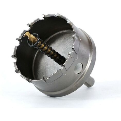 Bimetall-Lochsäge, 80 mm Edelstahl TCT-Hartmetall in Industriequalität, Lochsäge aus Schnellarbeitsstahl-Metalllegierung für Metall, Aluminiumlegierung, Kunststoff, Holz, von DEBUNS
