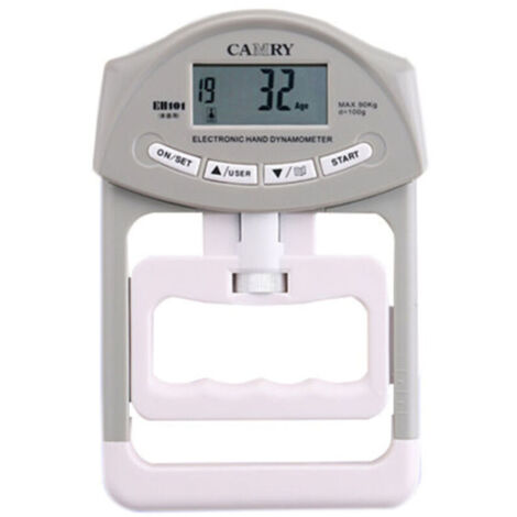 Camry Digitaler Griffstärkemesser Dynamometer Automatische Aufzeichnung 200 lbs/90 kg, von DEBUNS (1/5)