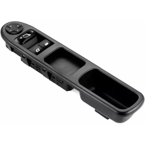Fensterheber-Hauptschalter vorne links, Antriebsseite, elektrischer Fensterheber, 6554.QC, Fensterheberschalter, kompatibel mit Peugeot 207, DEBUNS (1/5)