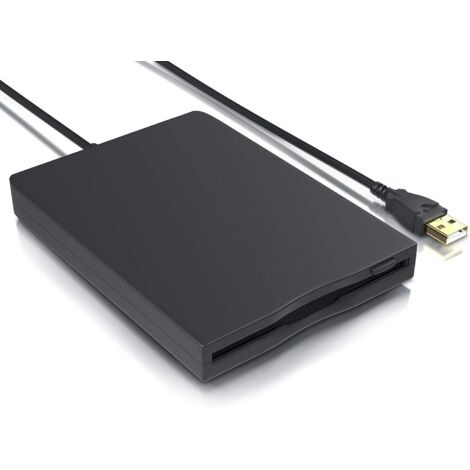 Ohjijinn USB-Diskettenlaufwerk, extern, FDD, 1,44 MB, 3,5 Zoll, 8,89 cm, Plug-and-Play, PC und Mac (1/4)