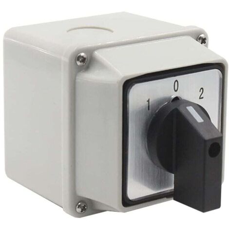 LW26-20/2 Inverter universale con scatola di montaggio - 380 V, 20 A - Selettore a camme rotante universale, di DEBUNS (1/4)