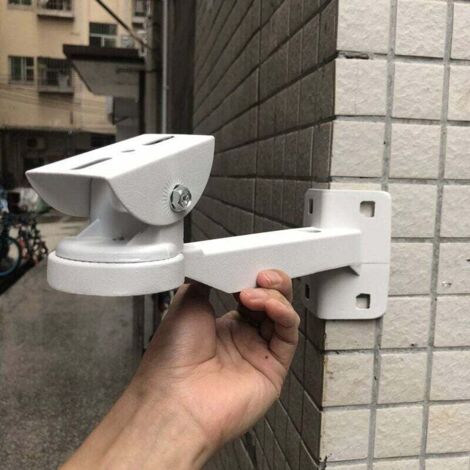 Staffa Angolare Da Parete Per Telecamere CCTV | Supporto Regolabile Per Sicurezza Esterna E Interna