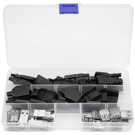 CABLEPELADO Connettore USB di tipo A | Connessione tramite saldatura | 4 pin | USB 2.0 | Tensione nominale 30 V | Maschio
