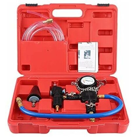 Kit di strumenti per tester di riempimento e spurgo del liquido del sistema di raffreddamento universale, di DEBUNS