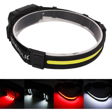 A2ZWORLD Lampada Frontale LED Ricaricabile con Sensore Mano