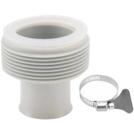 Kit Connettore Filettato Per Pompa Piscina Intex: Ricambio Completo Con Rondella In Gomma - 3