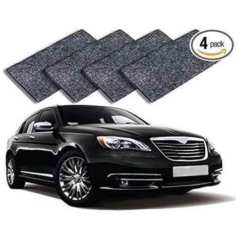 Panno Nano Sparkle 4 pezzi, 2023 Nanosparkle antigraffio, panno per riparare i graffi dell'auto, panno multifunzionale per lucidare le superfici, panno per lucidare i graffi dell'auto..DEBUNS