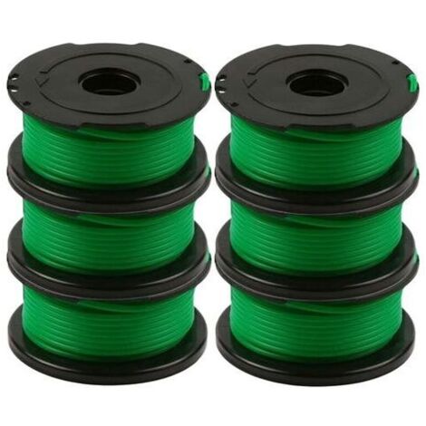 Confezione da 6 bobine di filo per Black and Decker GL7033, GL8033, GL9035, 6 m, DEBUNS (1/5)