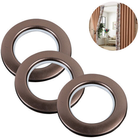 80 pezzi di occhielli per tende, anelli per occhielli per tende, diametro interno 46 mm, anelli fai da te per tende da finestra, tende da doccia, tende da porta per guardaroba