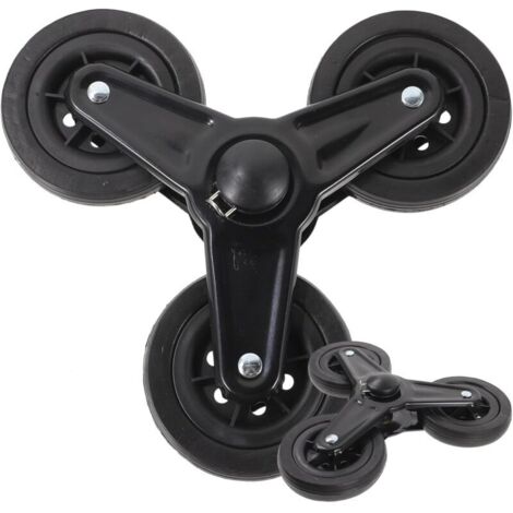 1 paio di ruote per carrelli, ruote per carrelli portabagagli, ruote per carrelli portaoggetti, ruote per carrelli della spesa, quattro ruote, telaio per scale per valigie..DEBUNS (1/5)