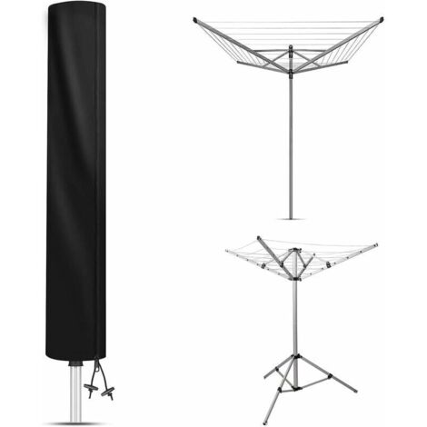 Copertura per stendino a ombrello Brabantia, copertura per stendino Leifheit, copertura per stendino a ombrello da esterno, copertura protettiva impermeabile per stendino a ombrello Brabantia (160x15x (1/4)