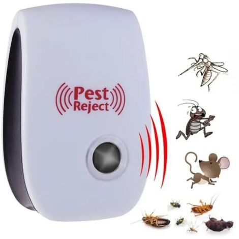Repelente ultrasónico de plagas, control electrónico de plagas, antirratones, roedores, insectos, cucarachas, mosquitos, mata insectos, por DEBUNS (1/5)