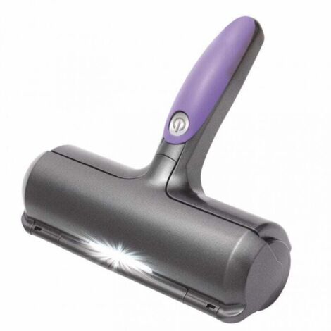 Cepillo barredor - Cepillo para pelo de mascotas - Recogedor de pelo de gato/perro - Morado y gris - Para sofá/ropa/coche... DEBUNS (1/5)