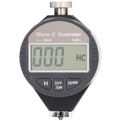 Durómetro digital portátil, durómetro Shore A/C/D de 0-100 con pantalla LCD para caucho, neumáticos, plástico, termoplástico y suelos (C), de DEBUNS (1/5)