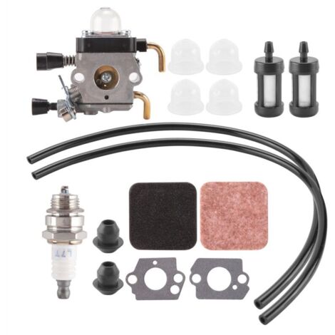 Carburador FS85 FS80 para desbrozadora Weedeater C1Q-S97 FS75, FS80R, FS85R, FS85RX, con kit de depósito de combustible y filtro de aire. DEBUNS (1/5)