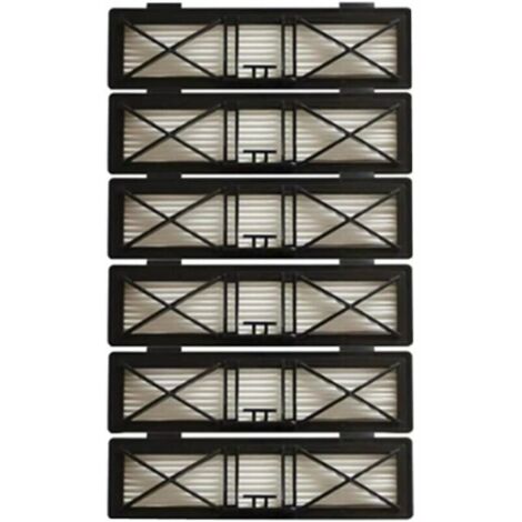 Paquete de 6 filtros HEPA para Neato Botvac D7, D3, D4, D5, D6, D70, D75, D80 y D85. Repuestos para filtros Neato Botvac 75e, 80 y 85. DEBUNS (1/5)