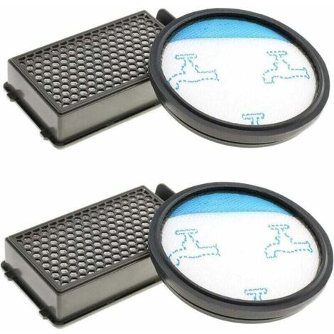 Kit de 2 filtros para aspiradoras ciclónicas Rowenta Compact Power como RO3731EA, RO3724EA, RO3753EA, RO3786EA, RO3798EA, RO3718EA, RP3721EA, filtros como ZR005901, de DEBUNS (1/4)