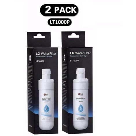 Pack de 2 filtros (LT1000P) Frigorífico, filtro de agua para frigorífico..DEBUNS (1/3)