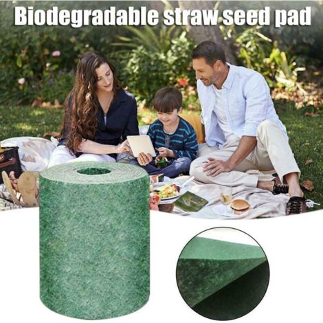 Esterilla biodegradable para semillas de césped (20 x 300 cm), ideal para jardinería, picnics y cultivo. DEBUNS (1/5)