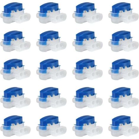 Paquete de 20 conectores de cable rellenos de resina para cortacésped robot Automower. DEBUNS (1/5)