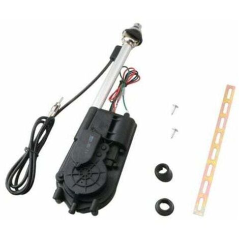 Antena eléctrica totalmente automática, kit de montaje de antena de radio FM/AM para guardabarros de repuesto de coche. DEBUNS