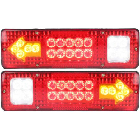 luces traseras LED de 12 V de alto brillo, luces de giro universales, aptas para remolques, camiones, caravanas, barcos y autocaravanas de DEBUNS. (1/4)
